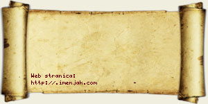 Kristina Damnjanović vizit kartica